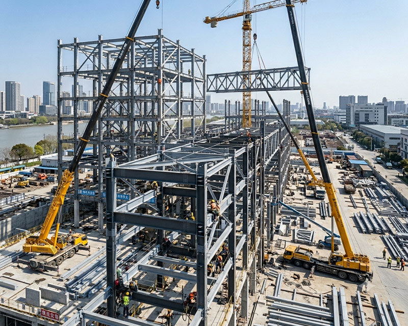 Équipement d’essai pour structures en acier