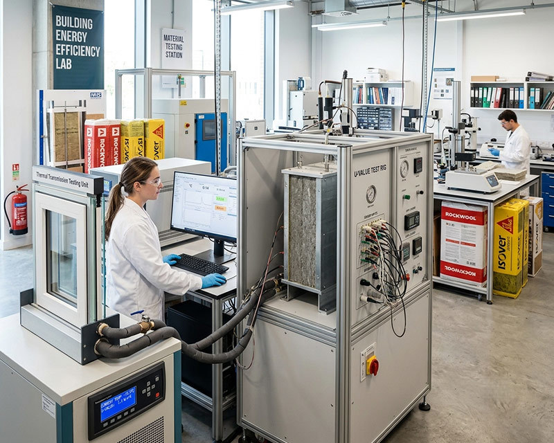 Conception d’équipements de test des matériaux à haute efficacité énergétique